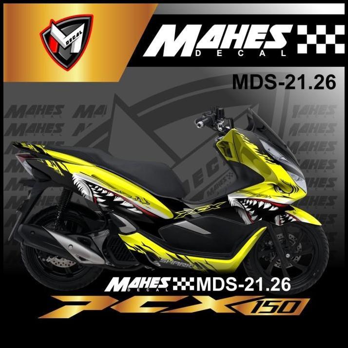 BEST DEAL DECAL STICKER HONDA PCX 150 PCX 150 NEW DESAIN SHARK HIU 