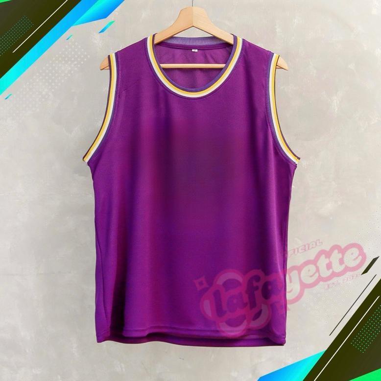 TERBARU jersey polos singlet baju basket olahraga baju gym pria wanita size L-XXL