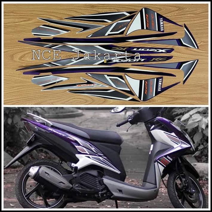 TERBARU (ORI) STIKER STRIPING MOTOR XEON RC TAHUN 2013 KUALITAS ORIGINAL 