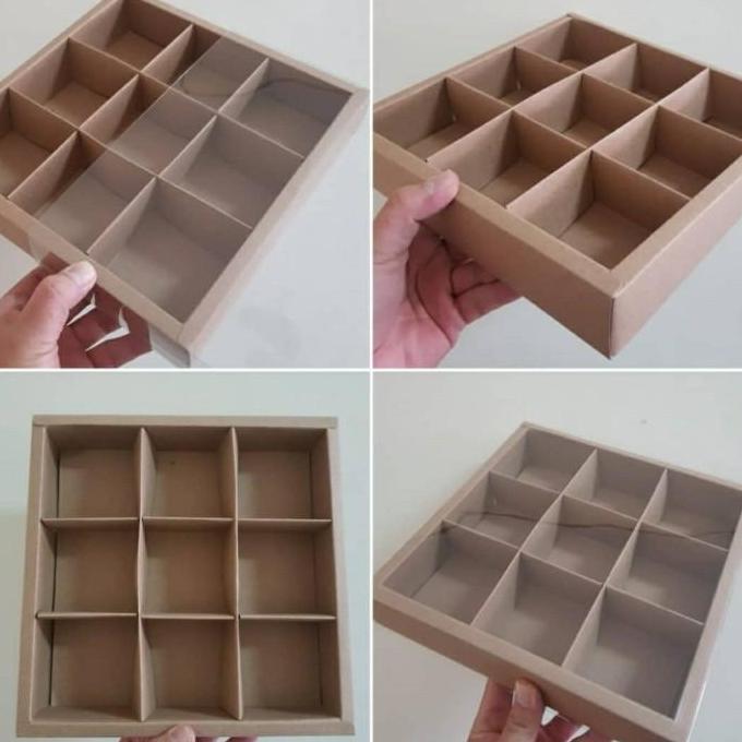 Dus Cokelat Eggtart Mika Polos Sekat 9