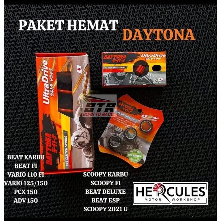 Hercules Motor Workshop Paket Komplit Upgrade Cvt Daytona Yamaha Nmax Aerox Lexi Full Set Racing Pak