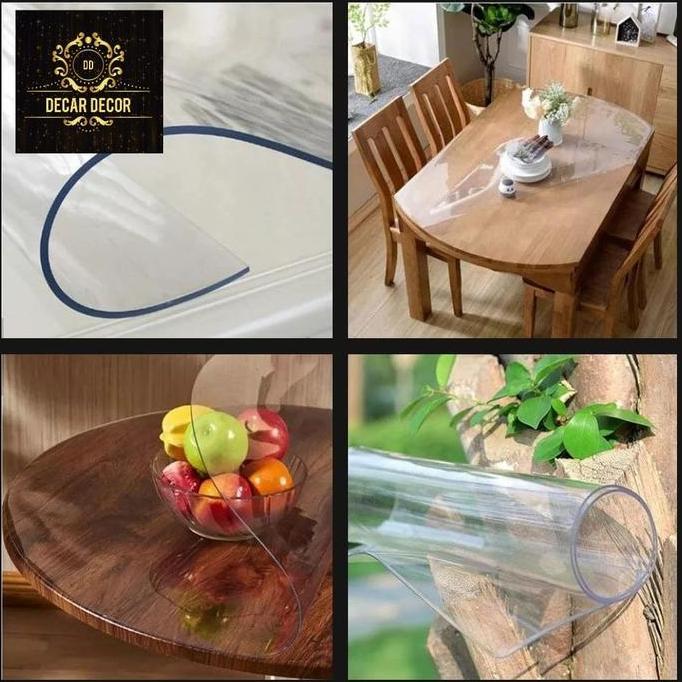 Taplak Mika Bening transparan 2 mm waterproof