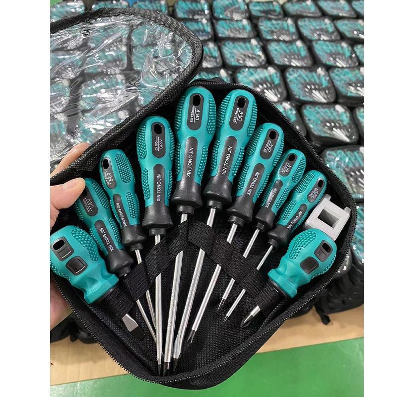 Js Taffware Obeng Set  Reparasi Magnetic Head Set 10 In 1 Obeng Reparasi Obeng Set Lengkap