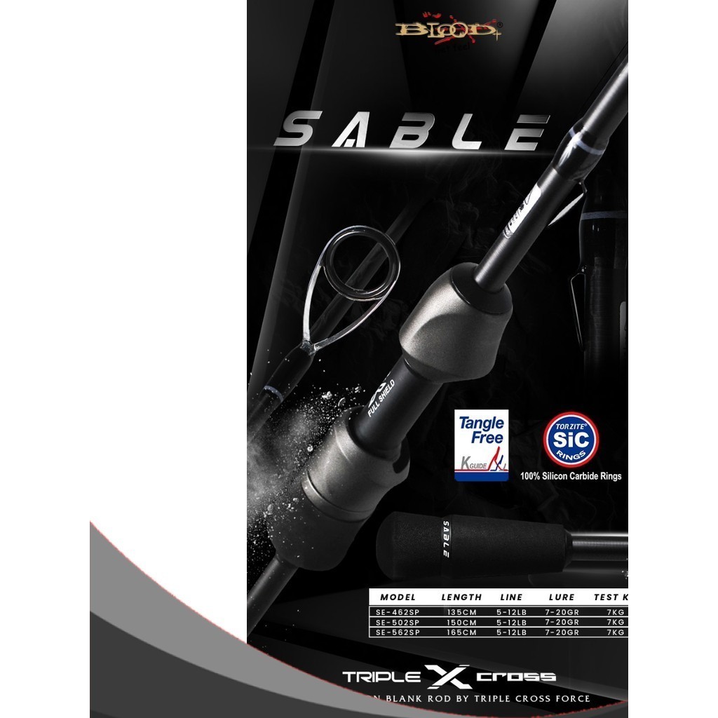 Indostar SBY Joran Pancing Blood-X Sable 135150165 Carbon Mancing Galatama Kolam FreePacking PipaPVC