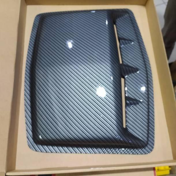 Side Air Flow Kap Mesin Mini Universal Carbon Rush Terios Brio Pajero Fortuner Xpander Livina Wigo