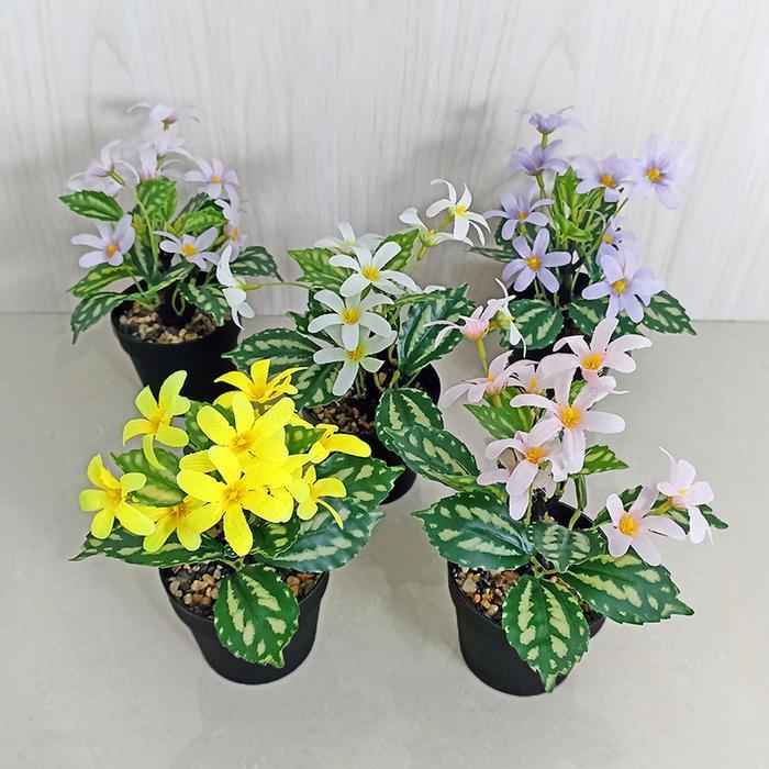 Tanaman Hias Bunga Plastik Artificial Dekorasi Ruangan Indoor Outdoor