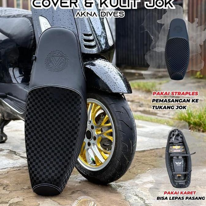 Kulit Jok Akna Dives Cover Jok & Kulit Jok Pemasangan Mudah dengan Straples dan Karet Bisa Pasang Se