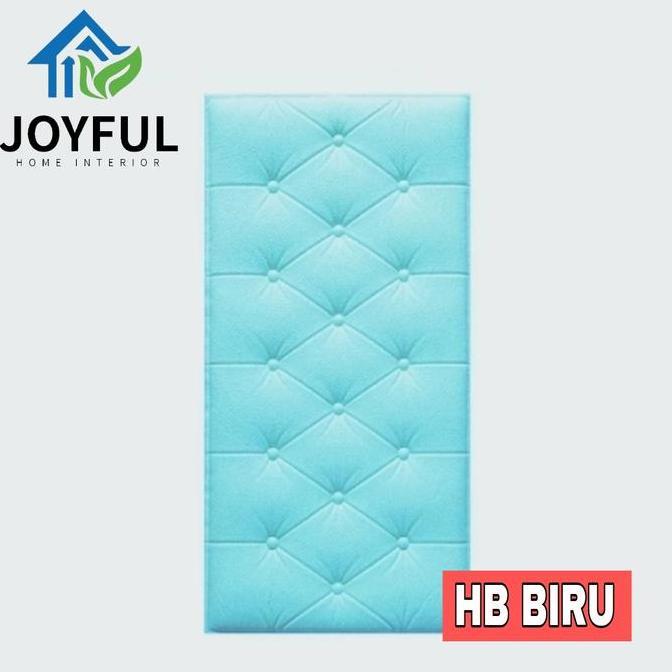 Wallpaper Dinding 3D Foam Headboard Bed Busa