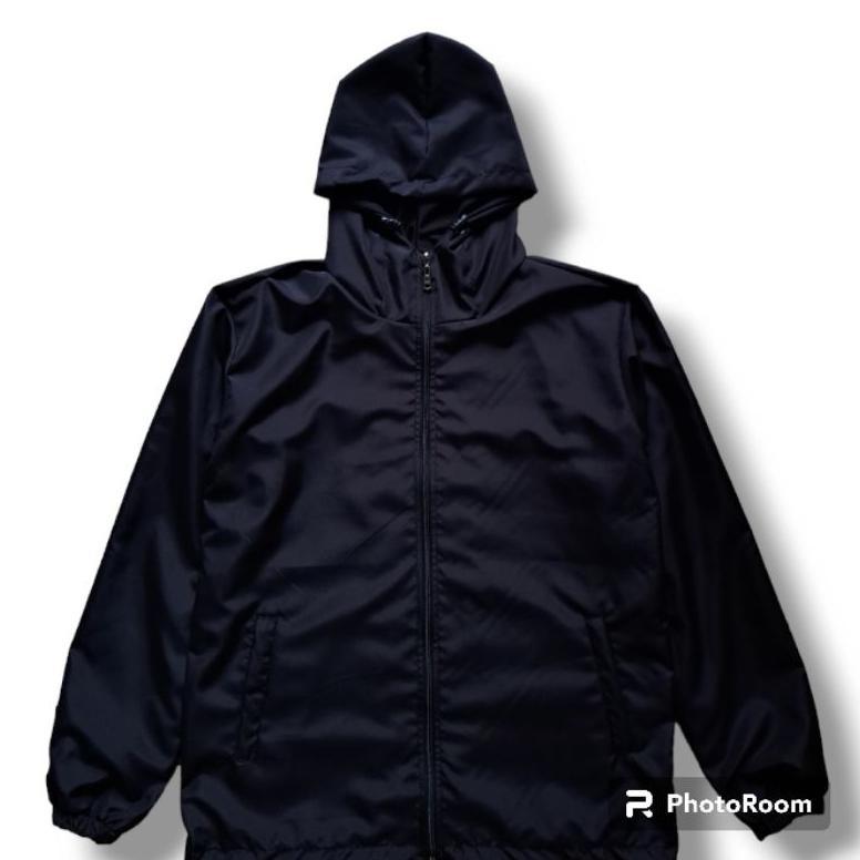 new product [bestseller]jaket running polos unisex casualoutfit/jaket parasut polos jumbo pria wanit