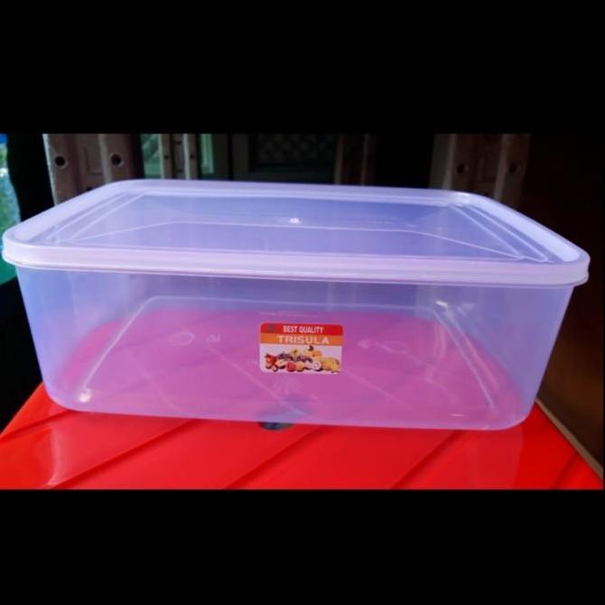 Box Kotak Plastik Makanan Kue Donat Trisula 3500ml