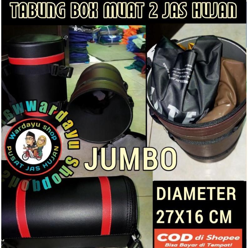 Rgs Tas Box Bagasi Motor Anti Kempes Jas Hujan Besar Kecil Lapis Paralon Murah Kuat / Tabung Sepeda 
