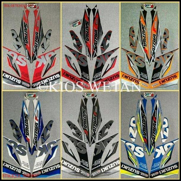 GRATIS ONGKIR (ORI) STRIPING SATRIA F FU GP 2015 SPECIAL EDITION KUALITAS ORIGINAL