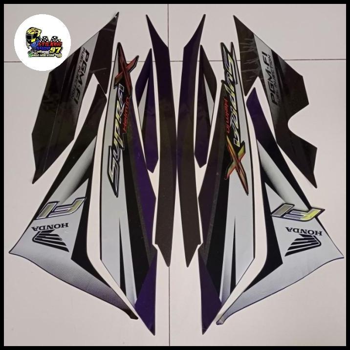 HOT DEAL (ORI) STRIPING HONDA SUPRA X 125 PGM FI HELM IN 2012 2013 BODY STANDAR 