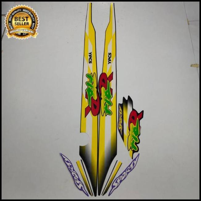 DISKON (ORI) STRIPING YAMAHA FIZ R 1995 1996  HITAM KUNING KUALITAS ORIGINAL !!!!!