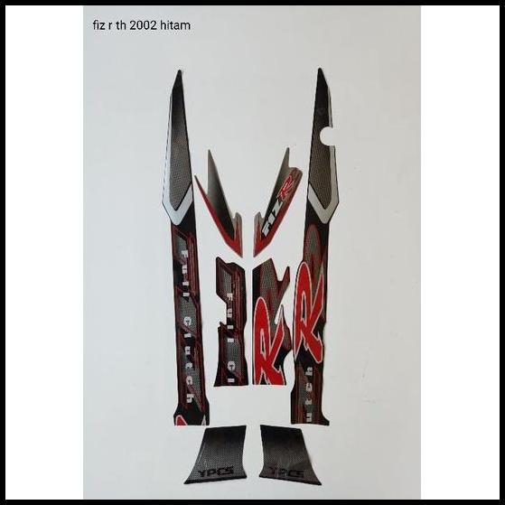 BEST DEAL (ORI) STRIPING ORI YAMAHA FIZ R TH 2002 HITAM KUALITAS ORIGINAL !!!!
