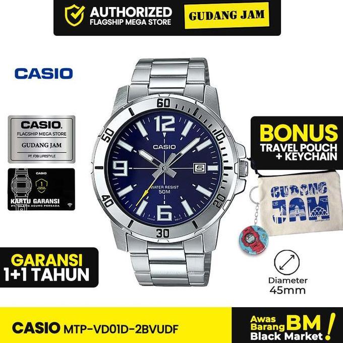 Casio General MTP-VD01D-2BVUDF MTP-VD01D MTP-VD01 MTPVD01D MTPVD01