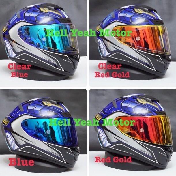 Visor Scott RX 7 Visor Iridium Scott RX7 Red Gold Blue Clear Revo murah