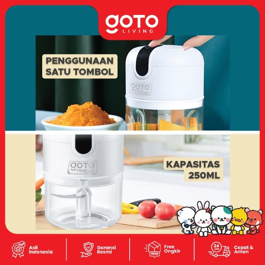 Goto Lucy Harper Mini Chopper Blender Penggiling Bumbu DapurPortable