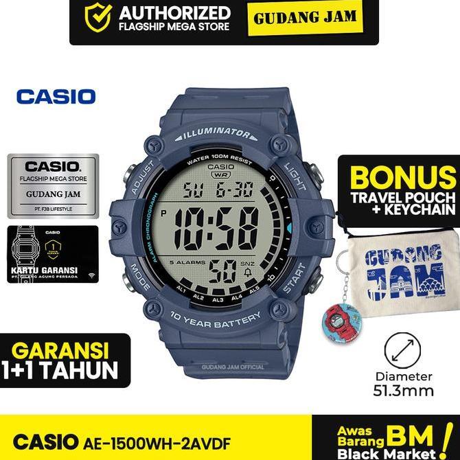 Casio General AE-1500WH-2AVDF AE-1500WH AE-1500 AE1500WH AE1500