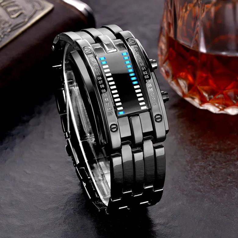 New Binary Led Watches for Men Women Couple Watch Fashion Sports Electronic Watch Digital Wristwatch