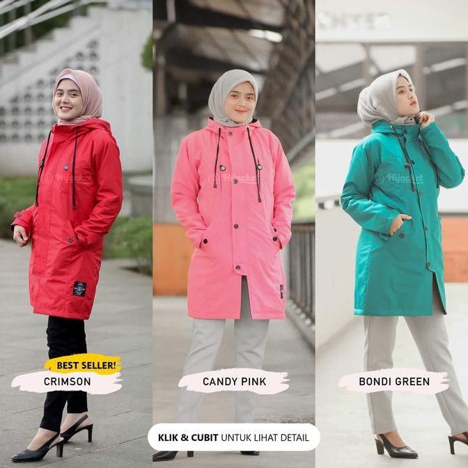 Jaket Muslimah Hijacket Ixora Original All Variant