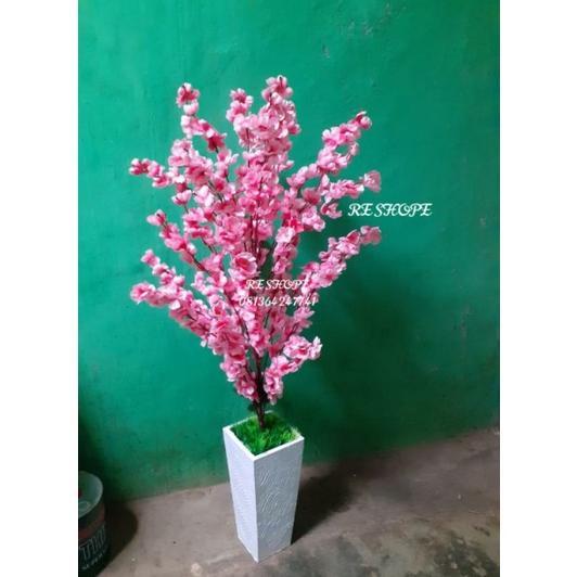 BUNGA plastik/bunga ARTIFICIAL HIAS/ Sakura Besar 1 Tangkai jumbo