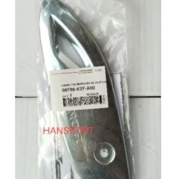 Promo Garnis Muffler Scoopy Original-Garnis knalpot Scoopy 2021-2024 ori Diskon