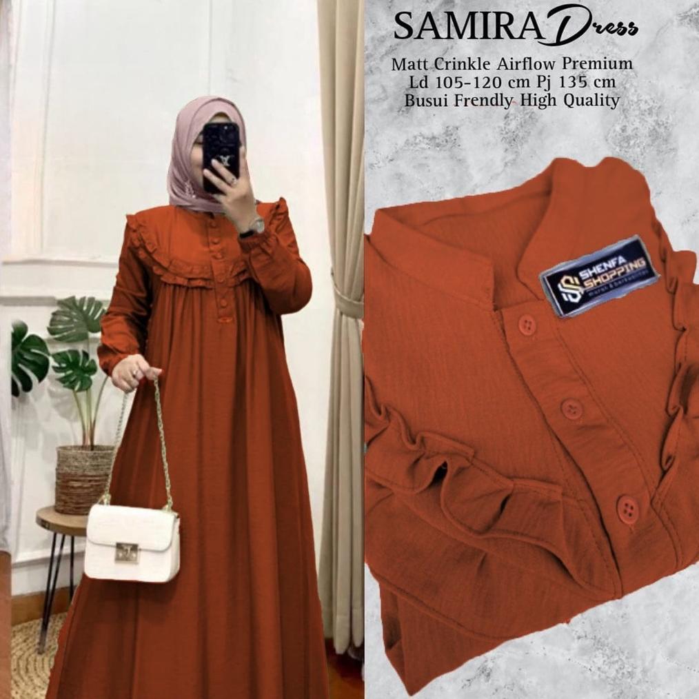 NEW ARRIVAL GAMIS CRINKLE AIRFLOW TERBARU / GAMIS CRINKLE JUMBO LD 120