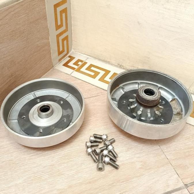 Promo adaptor tromol depan belakang vespa px series upgrade R 12 by gscooter Diskon