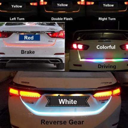 Lampu Led Strip Tail Trunk Running Jalan Drl Rgb Bagasi Belakang