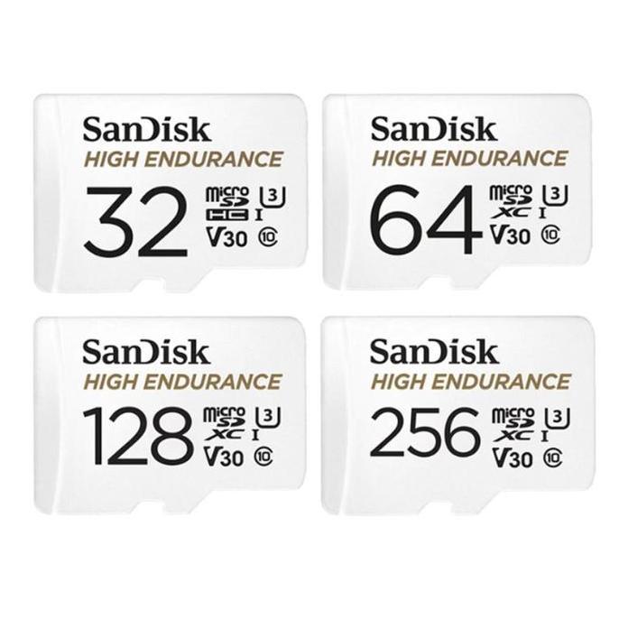 Sandisk High Endurance MicroSD Card 32GB 64GB 128GB 256GB