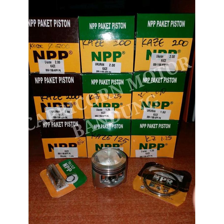 Piston Kit Kaze Npp Oversize 125 150 175 200 Hemat