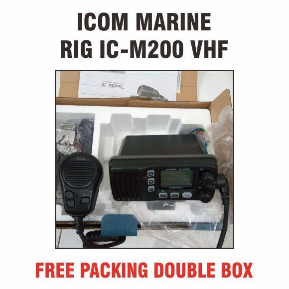 RIG ICOM MARINE IC M200 IC-M200 VHF RADIO KOMUNIKASI HT ICOM MOBIL ORIGINAL DAN TERPERCAYA