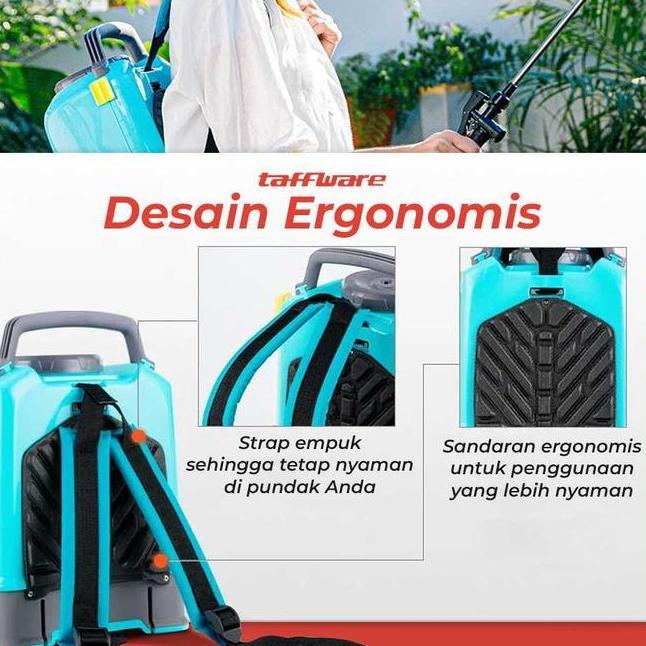 Tangki Semprot Air Hama Pertanian Bisa Di Cas Portable Electric Sprayer 10 Liter