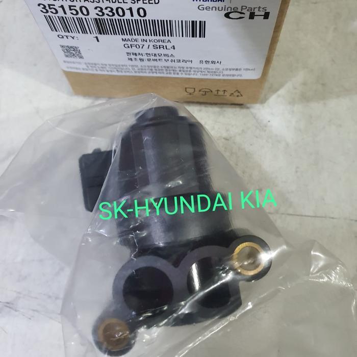 Sensor Isc Actuator Idle Speed 35150-33010 Hyundai Matrix Trajet Santafe Lama - Asli Original Dan Te