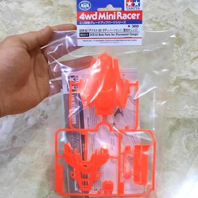 Tamiya 95511 DCR 02 Body Parts Set Fluorescent Orange0