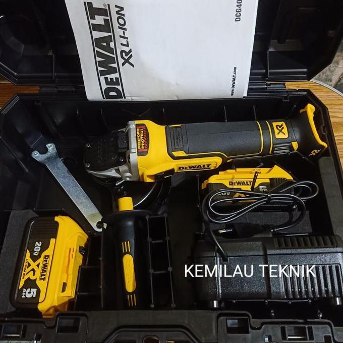 Diskon Mesin Gerinda Baterai 20V Dewalt Dcg405 Cordless Grinder Dcg405P2