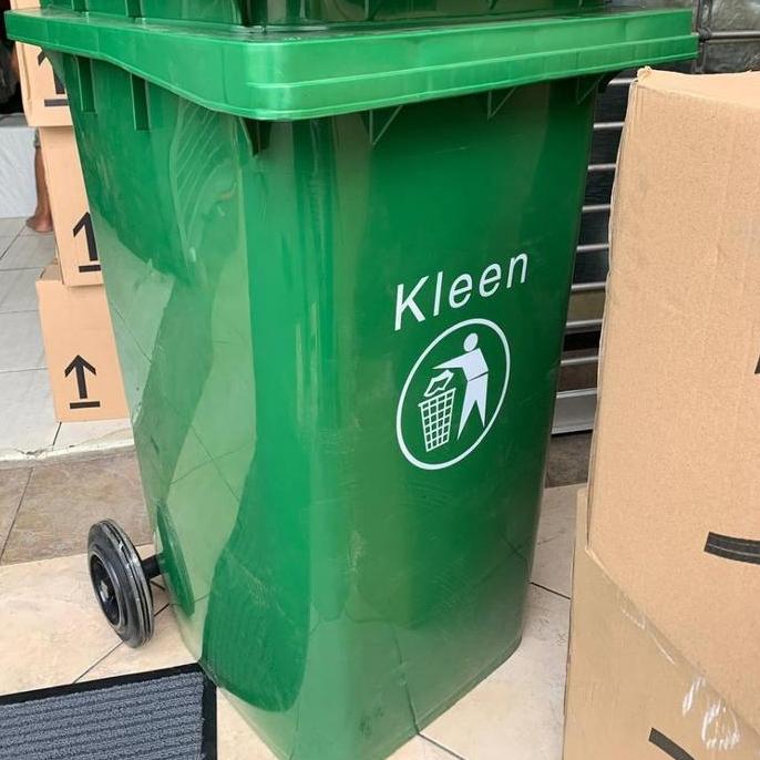 Ready Tempat Sampah 240L Kleen Penampung Sampah Besar 240 Liter KLEEN Tong