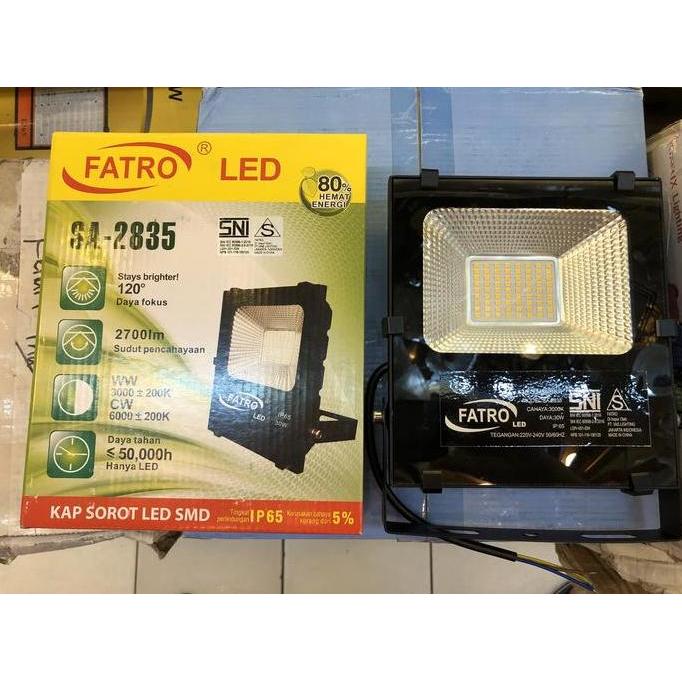 NEW Lampu sorot LED 30watt Fatro SNI / kap sorot / spotlight led