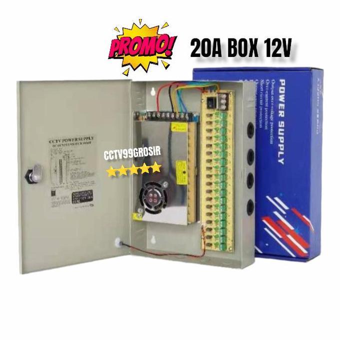 POWER SUPPLY 20A 12V / POWER BOX POWER SUPPLY CCTV