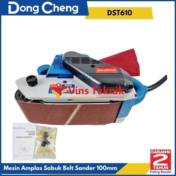 DONGCHENG DST610 Mesin amplas belt sander 100mm DST 610