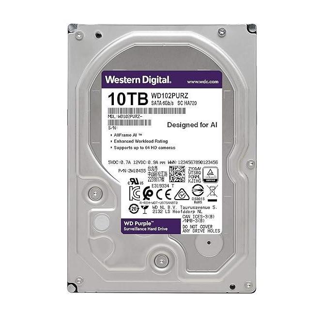 NEW HARDISK WD PURPLE 10TB/8TB/6TB/4TB Internal