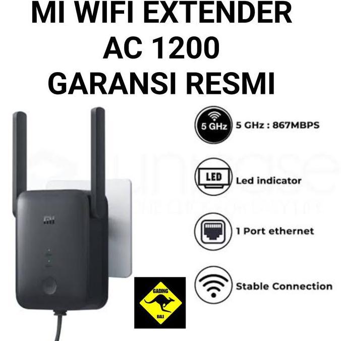 XIAOMI WIFI EXTENDER AC 1200 DUAL BANDS GARANSI RESMI