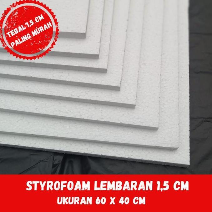 styrofoam lembaran 1,5 cm / styrofoam lukis / papan styrofoam