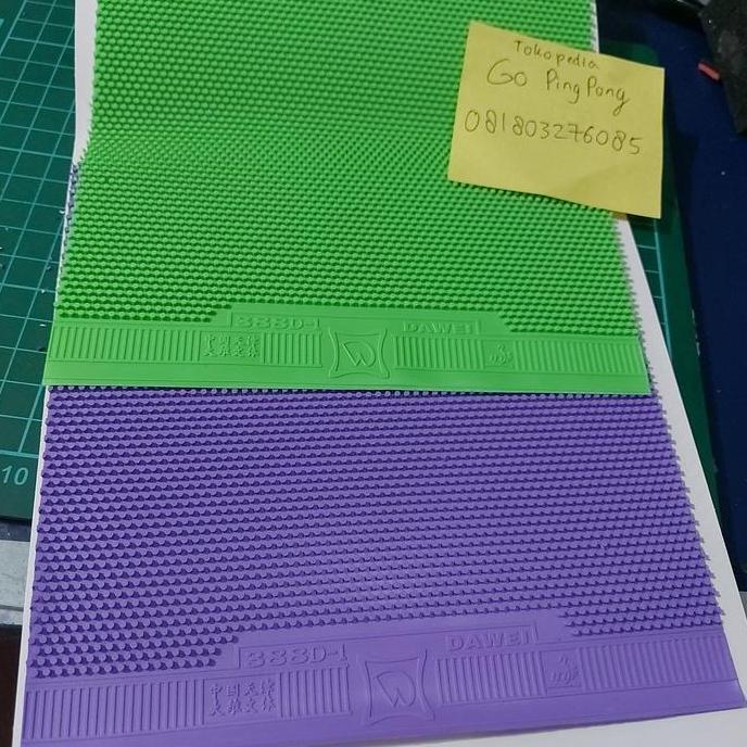 TERBARU - dawei 388D-1 hijau dan ungu (bintik panjang) ox/tanpa spon