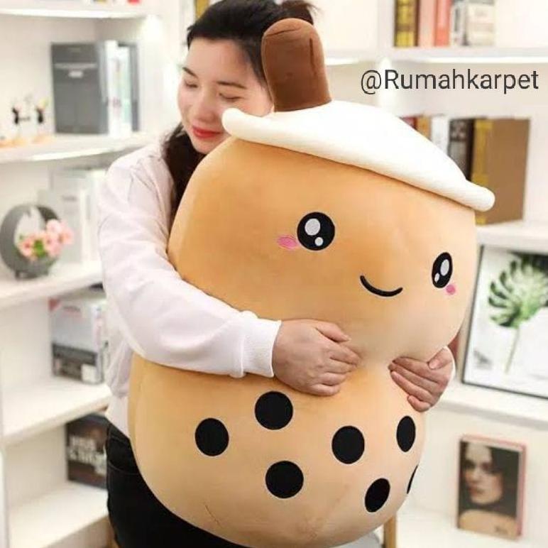 Termurah !! Boneka Boba Jumbo 60Cm/Boba Milk Tea Isi Padat