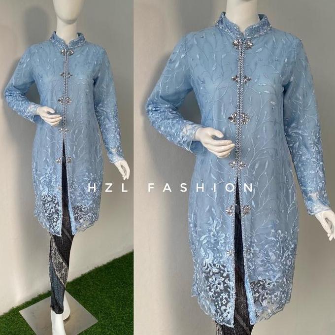 Kebaya Tunik Tille | Tunik Atasan Payet Baju Kondangan Pesta Wanita Wisuda Setelan