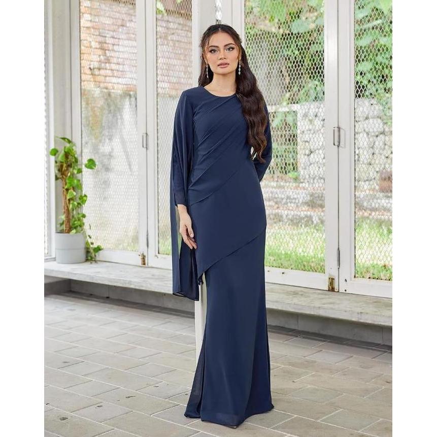 ASERRA Gaun Maxi COD DRESS MAXY KALILA DRESS CANTIK BAHAN CERUTY BABY DOLL FULL FURING DRESS MERMAID