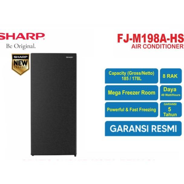 Ready KULKAS FREEZER SHARP 198 (8 RAK)