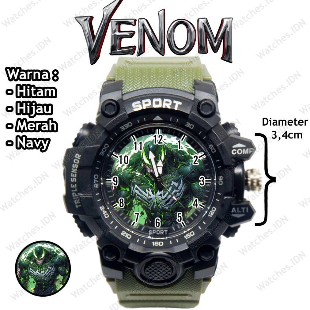 Jam Tangan Anak Lucu Karakter Venom Anti Air